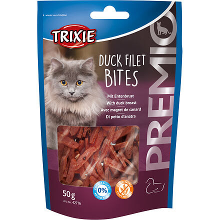 TRIXIE Premio DUCK FILET BITES - kousky kachních prsíček 50 g