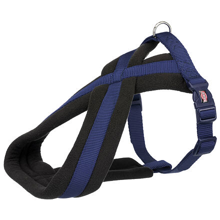 TRIXIE Nylonový postroj PREMIUM podšitý 26-38cm/10mm (XS), - indigo