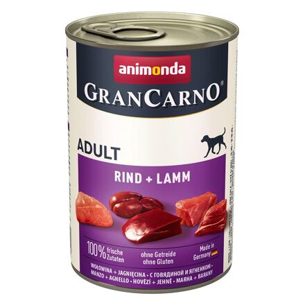 Animonda GRANCARNO Adult - hovězí, jehněčí 400g