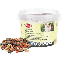 Soft Snack Bony MIX XXL- hovězí, jehněčí, kuře, zvěřina, losos 1800 g