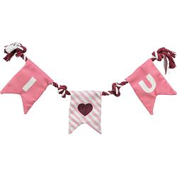 Valentine´s rope - valentýnská hračka pro psy - lano s uzly, bavlna, 50 cm - LIMITOVANÁ NABÍDKA