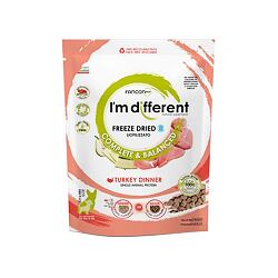 I´M DIFFERENT Turkey DINNER, mrazem sušené raw krmivo s krůtou,  156 g