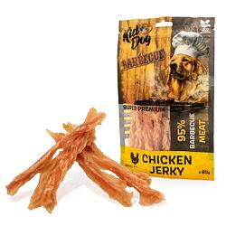 KIDDOG SUPER PREMIUM kuřecí prsa Barbecue, kroucené proužky 80 g