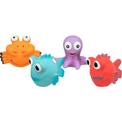 Sea Animals - mořská zvířátka, 9-12 cm, latexová hračka se zvukem, různé druhy