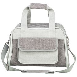 Transportní taška LIBBY, 25 x 27 x 42 cm, do 7 kg, šedá