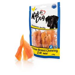 KIDDOG kuřecí prsa na buvolí tyčince mini 9 cm 80 g