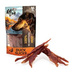 KIDDOG SUPER PREMIUM 100% kachní prsa bez aditiv, proužky 80 g