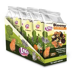 LOLOPets BLOOMY zeleninové chipsy pro hlodavce 100 g