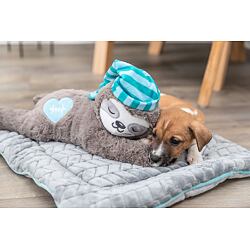 JUNIOR lenochod s tlukoucím srdcem, plyš, 34 cm (RP 0,90 Kč)