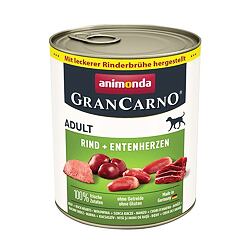 GRANCARNO Adult - hovězí, kachní srdce 800g