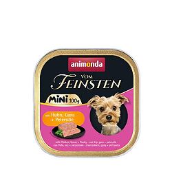 ANIMONDA paštika Vom Feinsten MINI - kuře, husa, petržel pro psy 100 g