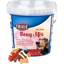 Soft Snack Bony MIX - hovězí, jehněčí, losos, kuře 500 g