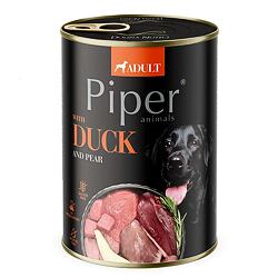 NEW PIPER s kachnou a hruškou, konzerva pro psy 400 g