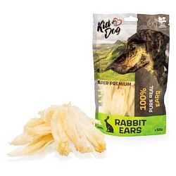 KIDDOG SUPER PREMIUM 100% přírodní králičí uši 50 g