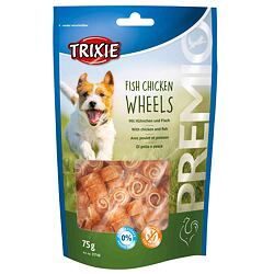 Premio FISH CHICKEN WHEELS měkká kolečka kuře s rybou 75 g