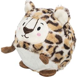 LEOPARD - plyšový míč se zvukem, 17 cm
