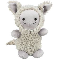 MONSTER II. - plyšová příšerka s vnitřním lanem, se zvukem, 32 cm, šedá