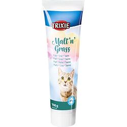 Malt'n'Grass pasta anti-hairball, se sladem,trávou,taurinem 100g