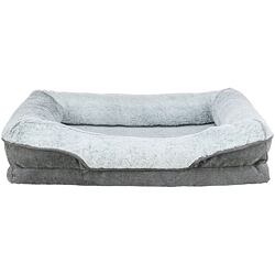 Vital Bed LINO, ortopedický obdélníkový pelech, šedá/světlešedá