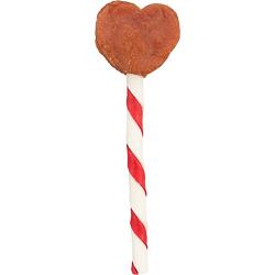Valentine Heart Lollipop, kuřecí lízátko tvar srdce, 12 cm/15 g  [150 ks] - LIMITOVANÁ NABÍDKA