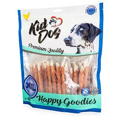 KIDDOG kuřecí masíčko na buvolí tyčince - 8 mm/12 cm 500 g
