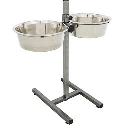 Psí bar, výška 60cm, 2x miska 4,5l/29cm