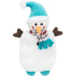 Xmas SNOWMAN, vánoční sněhulák, plyš bez výplně, 31 cm