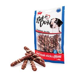 KIDDOG hovězí steak na buvolí tyčince 7-8cm 80 g