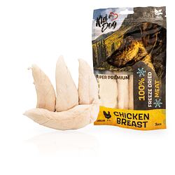 KIDDOG SUPER PREMIUM 100% kuřecí celá prsa sušená mrazem 50 g (3-4 ks)