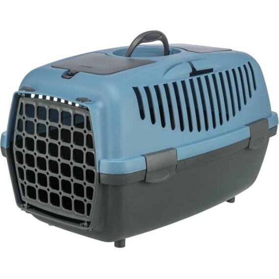 Transportní box CAPRI II, XS-S: 37x34x55cm (max. 8kg), tmavě šedá/modrá