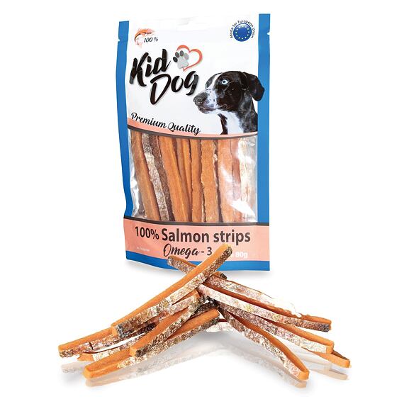 KIDDOG 100% losos v proužku 80 g