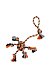 Přetahovadlo OCTOPUS HipHop s 5  rameny 51 cm / 180 g šedá, tm.šedá, oranžová