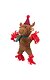 Xmas REINDEER  - vánoční sob 32 cm, píská/šustí, plyš/lano