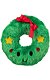 Xmas Wreath - vánoční věnec, plyšová hračka pro psy,  22 cm