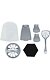 Set příslušenství k rohovému WC MARO # 40356