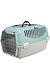 Transportní box CAPRI III Open Top, S: 40x38x61cm (max. 12kg), světle šedá/šalvějová