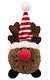 Vánoční plyšový míček Santa Claus/Sob/Sněhulák 18–29 cm
